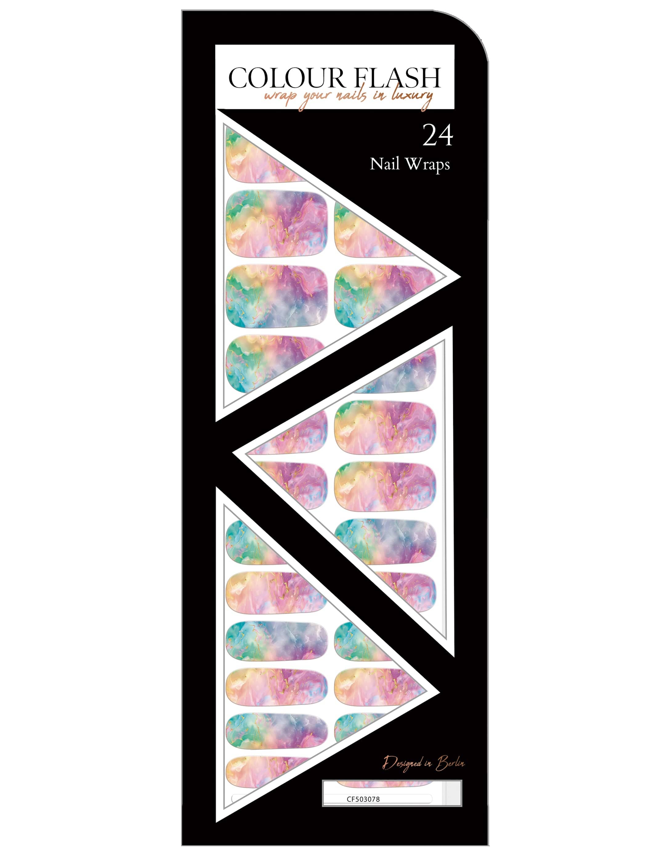 Rainbow Smudge Marble