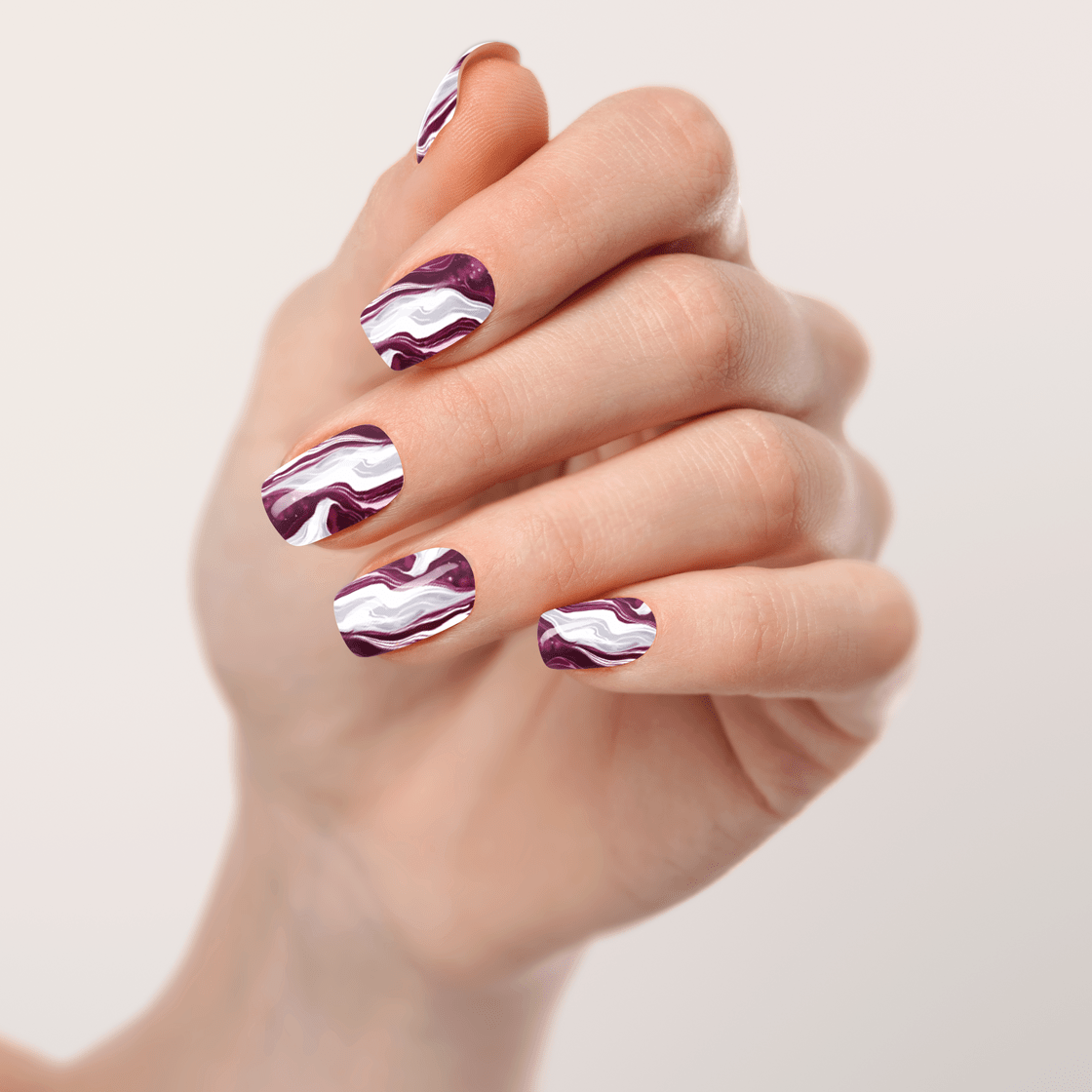 UV Gel: Raspberry Marble