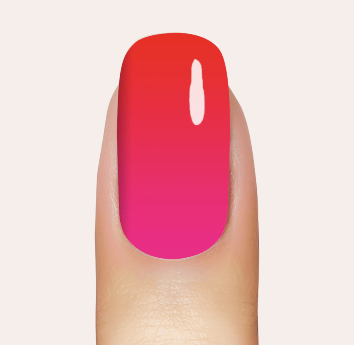 UV Gel: Hot Ombré