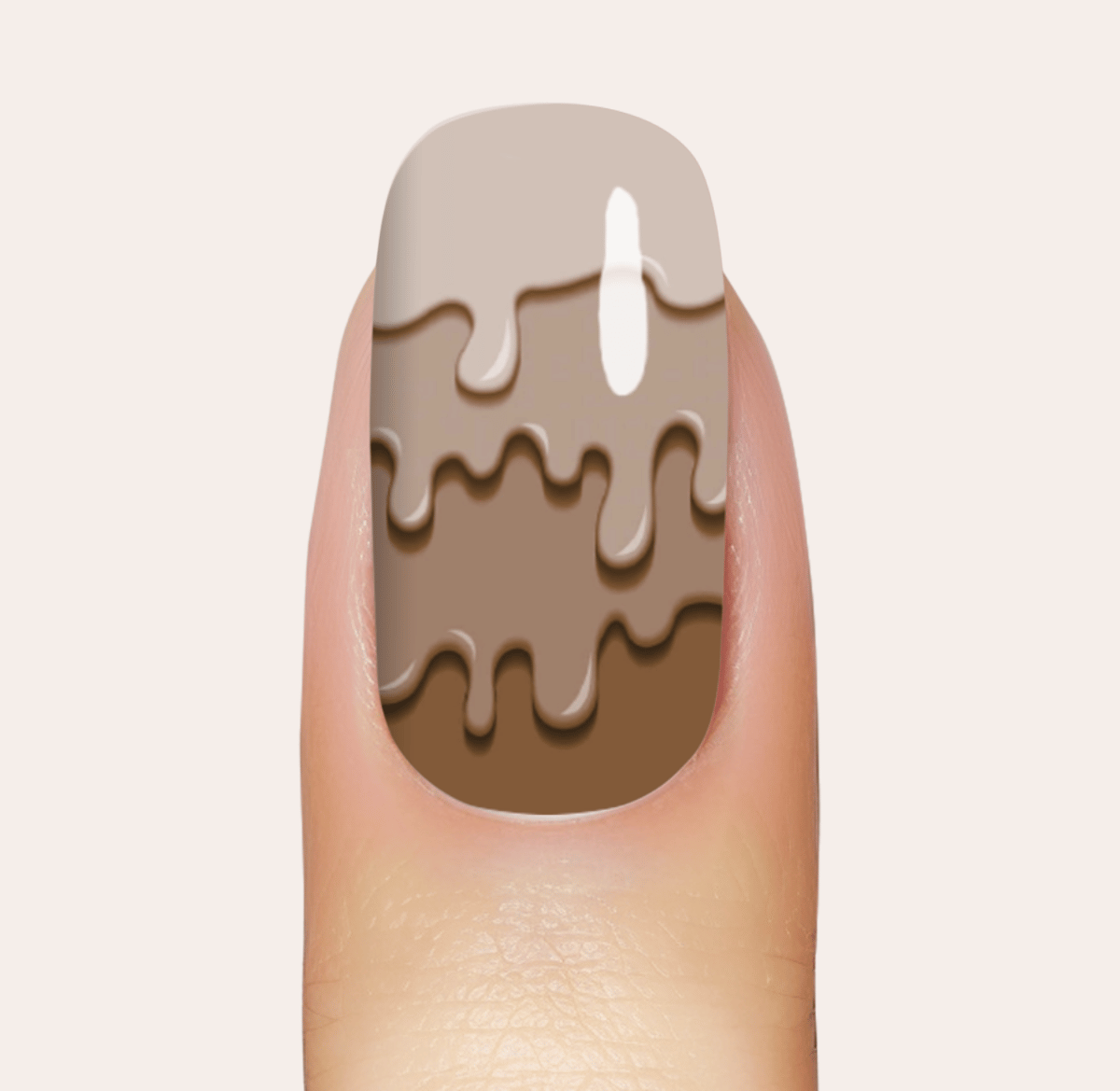 UV Gel: Mochaccino Ombré
