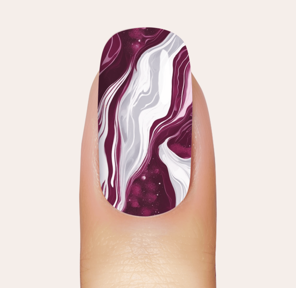 UV Gel: Raspberry Marble