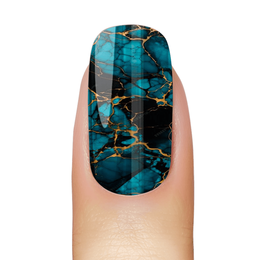 Teal Marble (Chrome)